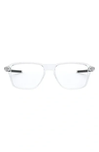 Oakley 54mm Square Optical Glasses In Clear