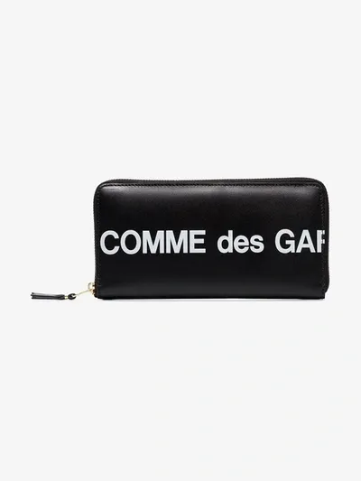 Comme Des Garçons Portafoglio Logo In Black