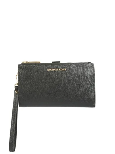 Michael Michael Kors Jet Set Wallet In Black