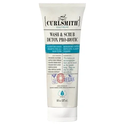 Curlsmith Wash & Scrub Detox Shampoo 237ml