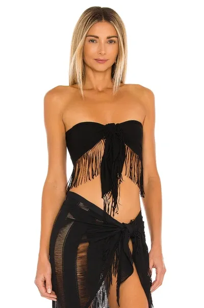 Beach Bunny Haute Summer Top In Black