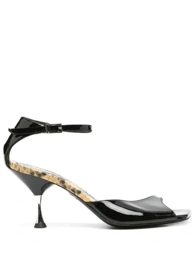 Just Cavalli Open-toe Sandals In Black