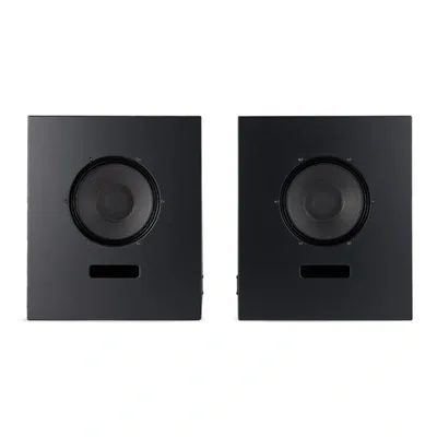 Ojas Ssense Exclusive Black Wood Bookshelf Speakers