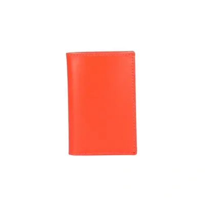 Comme Des Garçons Wallet New Super Fluo Wallet In Orange