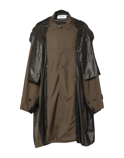 Ambush Trench Coat Single-breasted In Green