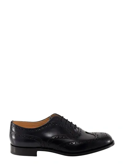 Church's Dark Blue Burwood Shoes In Navy