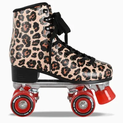 Impala Skate Leopard Roller Skaters In Neutrals