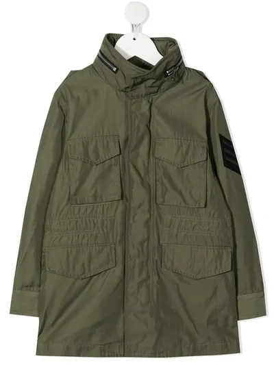 Zadig & Voltaire Boys' Bernard Hooded Parka - Little Kid, Big Kid In Vert