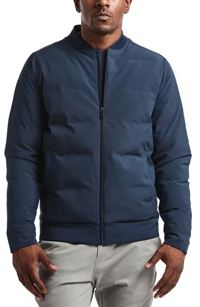 Public Rec Men's Better Than Down Water-repellent Bomber Jacket In Blue