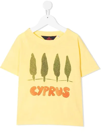 The Animals Observatory Yellow T-shirt For Kids