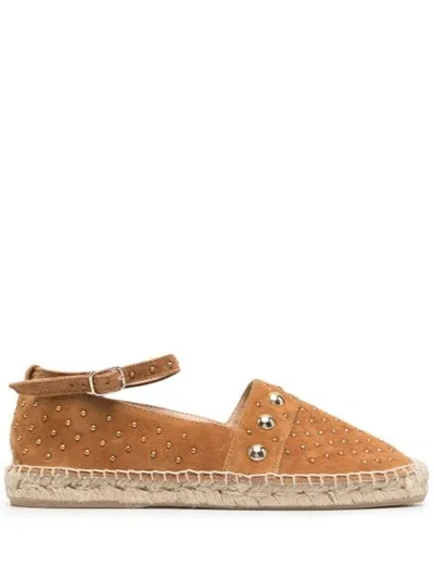 Tila March Studded Espadrilles In Brown