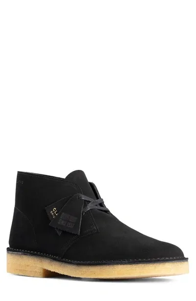 Clarksr Desert 221 Boot In Black Suede