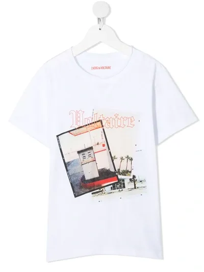 Zadig & Voltaire Boys' Kita Cotton Graphic Tee - Little Kid, Big Kid In White