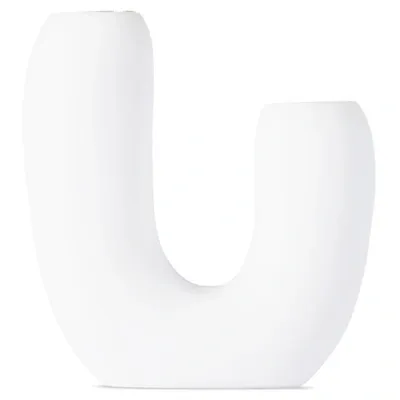 Tina Frey Designs White U Candle Holder