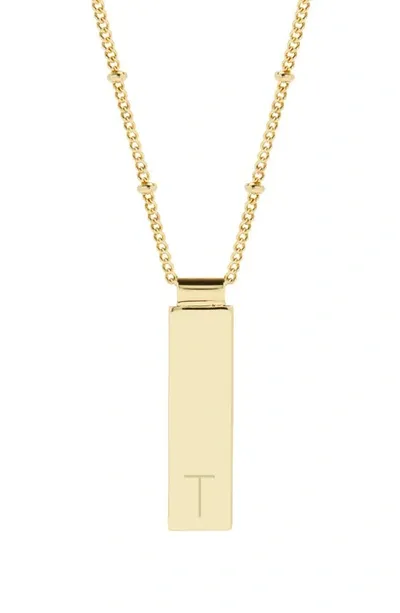 Brook & York Maisie Initial Pendant Necklace In Gold T