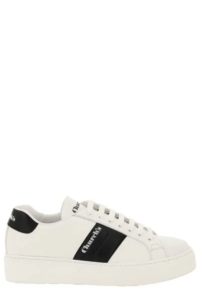 Church's Logo-stamp Low-top Sneakers In White Oak