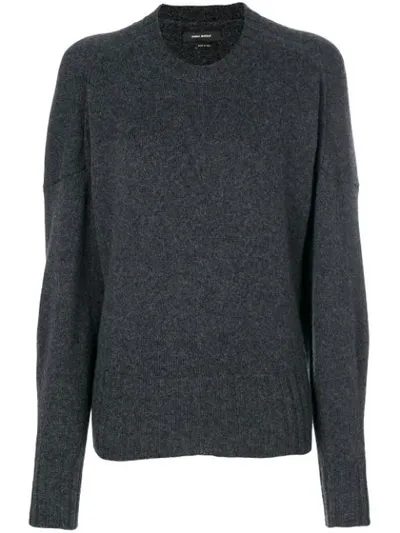 Isabel Marant Denver Chunky Wool-blend Jumper In Grey