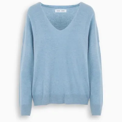 Samsã¸e Samsã¸e Light Blue Nola Sweater