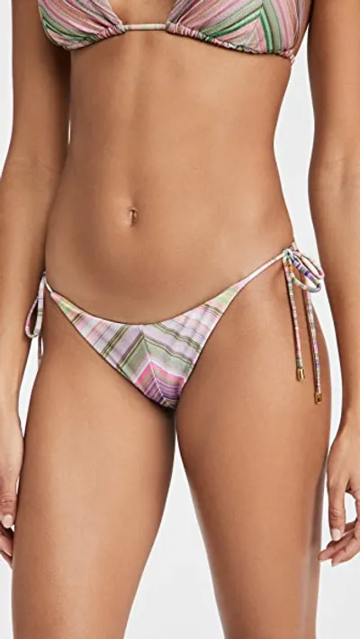 Pq Swim Side Tie Bikini Bottoms In Retrograde