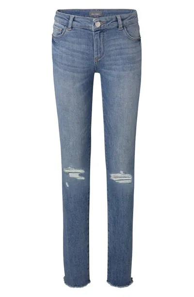 Dl Kids' Ripped Skinny Jeans In Gulfstream