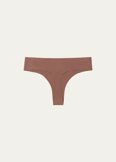 Uwila Warrior Vip Lace Trim Thong In Toffee