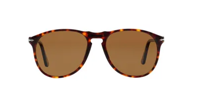 Persol Round Frame Sunglasses In Brown