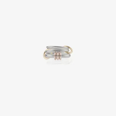 Spinelli Kilcollin 18k Yellow Gold And Sterling Silver Orion Linked Rings