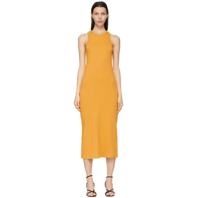 Drae Yellow Biker Dress