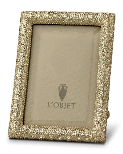 L'objet Pave Gold 2" X 3" Picture Frame