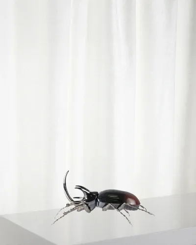 Lladrò Rhino Beetle Figurine In Multi