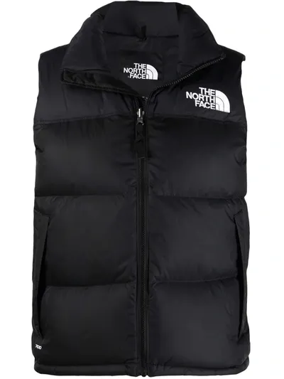 The North Face Down-padded Gilet In Recycled Black