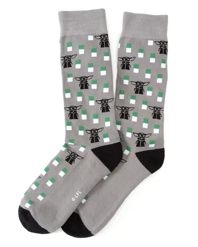 Cufflinks, Inc Men's The Mandalorian's The Child Socks In Gray