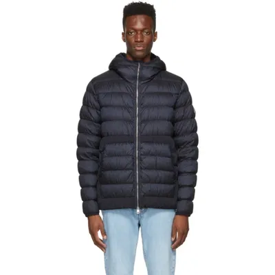 Moncler Navy Down Micy Jacket In 78c Navy