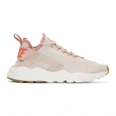 Nike Pink Air Huarache Run Ultra Premium Sneakers