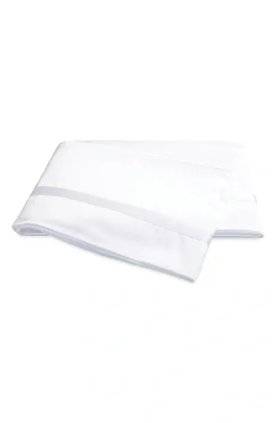 Matouk Nocturne 600 Thread Count Flat Sheet In White