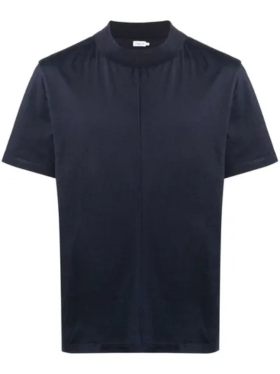 Filippa K Cameron Mock Neck T-shirt In Navy