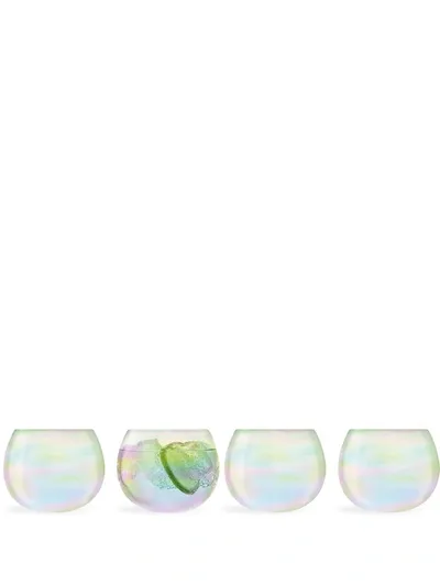 Lsa International Bubble Rocking Tumblers Set In Neutrals