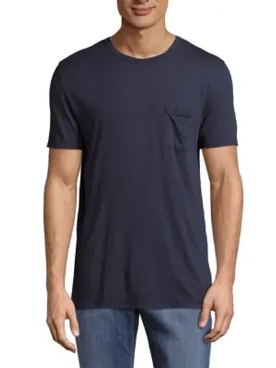 Zadig & Voltaire Stockholm Cotton Tee In Marine