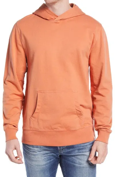 The Normal Brand Terry Pop Over Hoodie In Copper