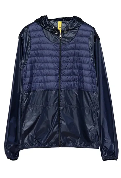 Moncler Plethodon Nylon Jacket In Blue