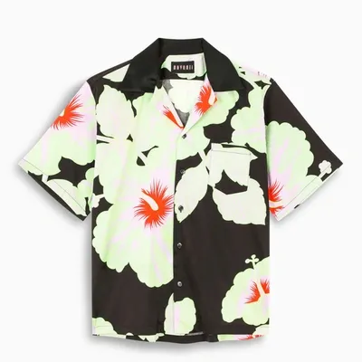 Havanii Black Shirt With All-over Print