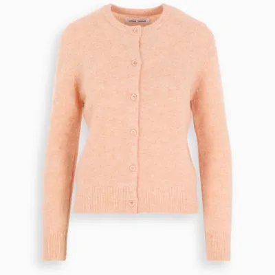 Samsã¸e Samsã¸e Peach Nor Short Cardigan In Pink