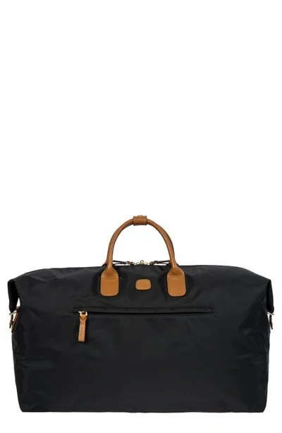 Bric's X-bag Boarding 22-inch Duffle Bag In Black/cognac