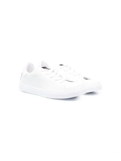 Paolo Pecora Low-top Leather Sneakers In White