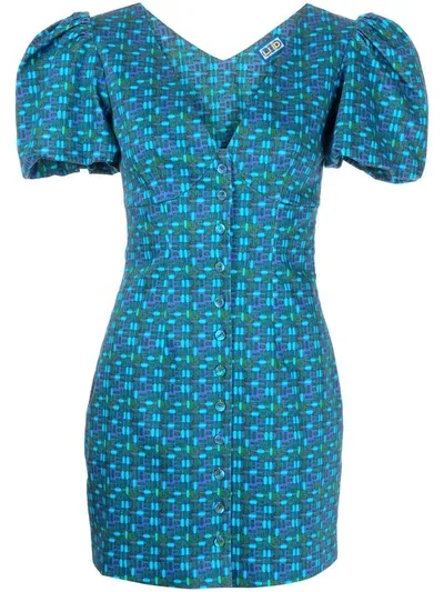 Lhd Pedra Bonita Mini Dress In Blue