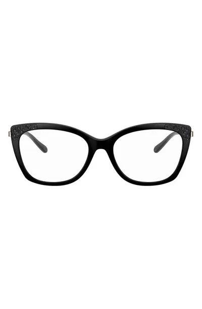 Michael Kors 52mm Optical Butterfly Glasses In Black