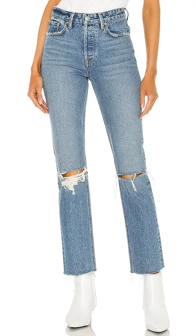 Grlfrnd Karolina Cropped Straight-leg Jeans In The Valley