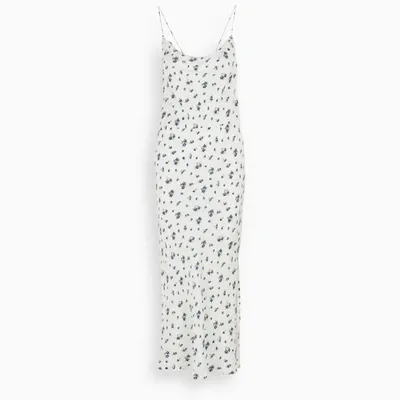 Samsã¸e Samsã¸e White Floral-motif Apple Long Dress