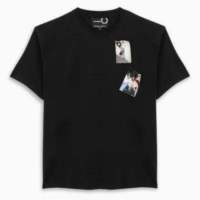 Fred Perry T-shirt Crew-neck Short Sleeve In Black