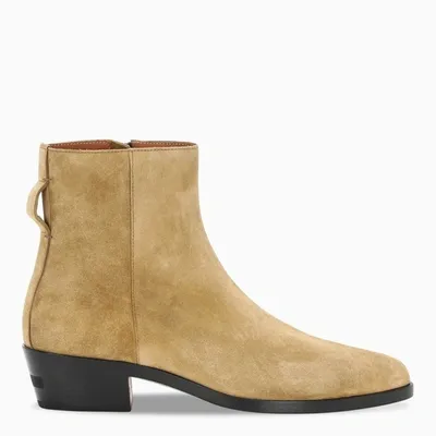 Fear Of God Suede Texan Boots Fearofgodzegna In Beige